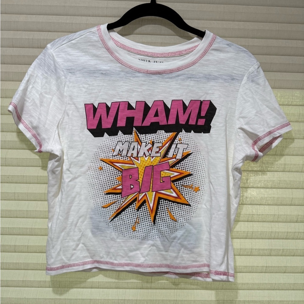 Vintage 1984 Graphic Tee - Pink and Yellow - Picture 4 of 5